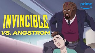 Invincible Saves His Mom From Angstrom Levy  Invincible  Prime Video [upl. by Aretak]