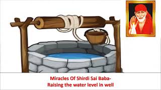 MIRACLE STORIES OF SHIRDI SAIBABA 9Raising water level in welltrendingviralLivingSpiritually9 [upl. by Aketahs]