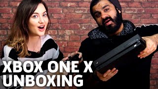 Xbox One X Unboxing [upl. by Mellette]