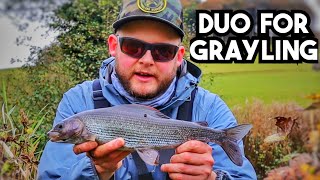 Grayling Fly Fishing The Derbyshire Wye  On The Duo [upl. by Assennev207]