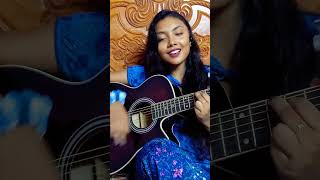 Tumi Dure Dure R Thekonaতুমি দূরে দূরে আর থেকো না Acoustic Guitar CoverAditi Ghosh [upl. by Eceined316]