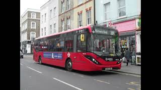 Enviro 200 MMC Arriva London ENX32 YX67VHK on Route 289 Seen at West Croydon Station for Elmers End [upl. by Esor]