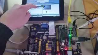 Cubieboard 2  DVK522  PCAP Touch I²C Analysis [upl. by Yasibit905]