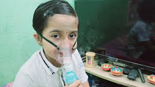 Nebulization in Childerns  Nebulizer details  How to use Nebulizer rasamempire ytshortsvideo [upl. by Keane]