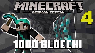 Scavo 1000 BLOCCHI in Fila nel NUOVO DIAMOND UPDATE  MINECRAFT ITA ma su BEDROCK S2 E4 [upl. by Graces902]