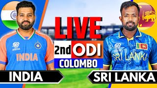 India vs Sri Lanka 2nd ODI  Live Cricket Match Today  IND vs SL Live Match Today  IND vs SL ODI [upl. by Annehcu]