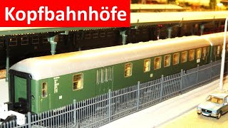 Kopfbahnhöfe für die Modellbahn [upl. by Ahtanaram]