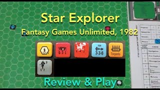 Star Explorer Fantasy Games Unlimited Review amp How to Play [upl. by Jerz]