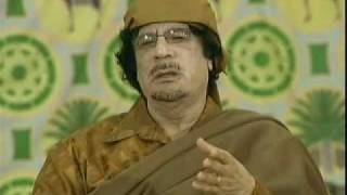 National Webcast with Libyan Brother Leader Muammar alGaddafi [upl. by Odravde]