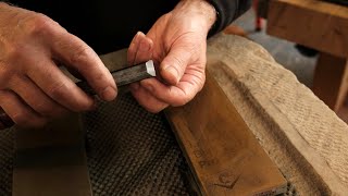 Sharpening a Chisel  Atelier Mateus Daily Recap 8 [upl. by Etrem]