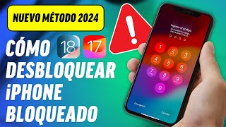 ⭐️ Cómo desbloquear iPhone bloqueado sin saber la contraseña  Desbloquear iPhone 11 a 16 iOS 1718 [upl. by Anovad]