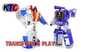 Core Soundwave amp Starscream  Transform amp Play [upl. by Ennovehc]