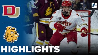 Denver vs Minnesota Duluth  NCAA College Hockey  Highlights  March 15 2024 [upl. by Ellett]