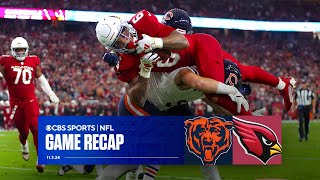 Cardinals CRUISE past Bears for 3rd straight victory  Game Recap [upl. by Ardnassak167]