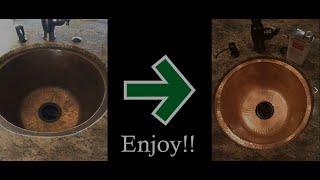 How to Restore amp Seal Copper Sinks with ProtectaClear [upl. by Ylnevaeh324]