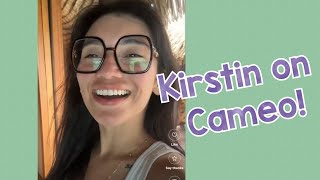 Kirstin Maldonado of Pentatonix is now on Cameo My personal video from her 🥰🥰 [upl. by Earb590]