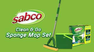 SABCO Clean N Go Sponge Mop Set [upl. by Tobi]