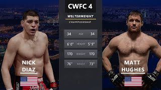 CWFC 4 WELTERWEIGHT TITLE FIGHT Diaz VS Hughes [upl. by Naitsabes745]