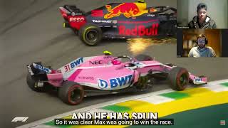 Marvelling in the Madness Reacts to Craziest F1 Crashes [upl. by Shurwood]