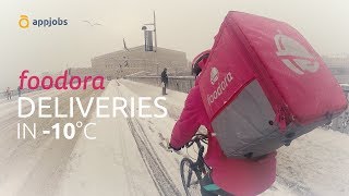 🚲 Foodora Deliveries in 10°C  AppJobscom [upl. by Lhamaj184]