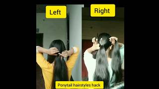 which one is the best ponytail hairstyles commentsshortvideohairstyleshack [upl. by Ful]