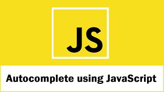 Autocomplete Textbox using JavaScript PHP amp MySQL [upl. by Elleryt]