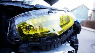 Lamin X Protective Headlight Film for 10th Gen Civic Hatchback [upl. by Taffy]