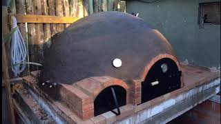 COMO CONSTRUIR UN HORNO DE BARRO LEÑA Y GAS  HOW TO BUILD A WOOD FIRED PIZZA OVEN [upl. by Kohler]