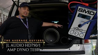 JL AUDIO HD7501 AMP DYNO TEST [upl. by Kimitri]