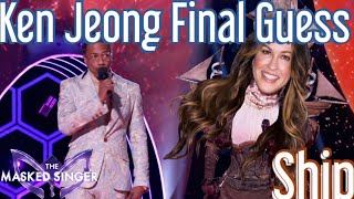 Ken Jeong Final Guesses on Ship Is Alanis Morissette  The Masked Singer USA Season 12 Ep 3 [upl. by Gnex]