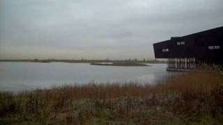 Almere Oostvaardersplassen  Natuurbelevingscentrum quotDe Oostvaardersquot winter [upl. by Calabresi]