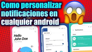 Como configurar notificaciones de color android [upl. by Hurd963]