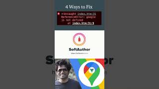 Fix Uncaught Reference Error Google Is Not Defined Google Maps API shorts javascript googlemaps [upl. by Ahseral709]