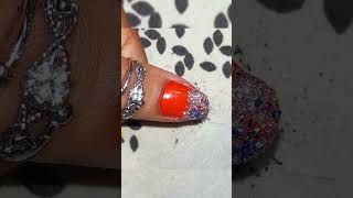 Easy Nail Art  नाखून सजाने की कला  নেল আর্ট😍tum itne badal jayoga💕 naildesignviralyoutubeshorts [upl. by Elauqsap]