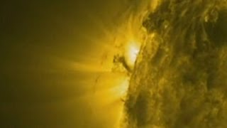 Solar Tornado filmed by Nasas SDO satellite [upl. by Gleason]