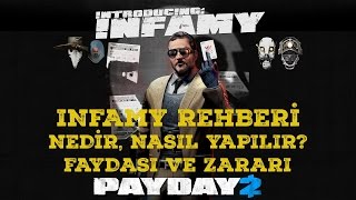 Infamy Nedir Nasıl Yapılır Faydaları ve Zararları Nelerdir  Payday 2 [upl. by Bunch694]