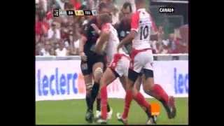 Biarritz vs Toulon Les plaquages de Botha [upl. by Gayl]