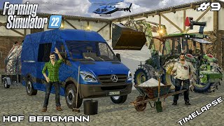 Removing SNOW and PREPARING to feed ANIMALS  Hof Bergmann  Farming Simulator 22  Episode 9 [upl. by Jasik]