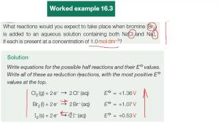 Predicting the direction of redox reactions [upl. by Nocam]