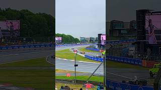 Historic Formula1 F1 Cars leave the old Pit Lane Copse Corner Silverstone 2024 British Grand Prix [upl. by Anilasor]