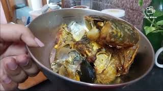 মাছের মাথা দিয়ে মুগ ডালमूंग दाल मछली के साथMoong Dal With Fish Head ShellyandAnanyaWorld [upl. by Inahteb]