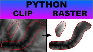 Clip Raster Layers with Python and GDAL [upl. by Nnaer]