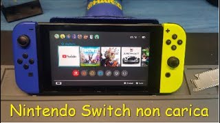 Nintendo Switch non carica sostituzione connettore [upl. by Akenaj]