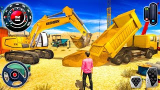 Heavy City Construction Simulator 3D  Real Highway Excavator Vehicles Builder  Android GamePlay [upl. by Nrehtak]