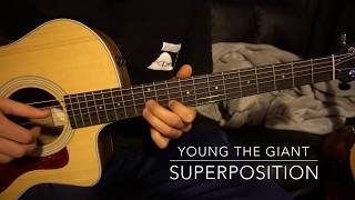 Superposition  Young the Giant  Easy Guitar Lesson WTabs [upl. by Oag]