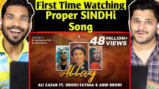 Indian Reaction on ALLAY Munja Mar Wara Sindhi Song  Ali Zafar Ft Urooj Fatima amp Abid Brohi [upl. by Rolat776]