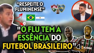 FLUMINENSE PROVOCOU BATE BOCA NA TV ARGENTINA  FLU VS BOCA FINAL DA LIBERTADORES [upl. by Orelu]