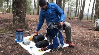 How I fit all that backpacking gear in my Osprey Exos 38 including bear canister [upl. by Duquette170]