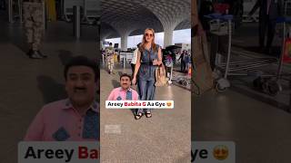 Areey Babita Ji Aa Gye😍 babitaji jethalal tarakmehtakaultachashma tmkoc dilipjoshi munmundutta [upl. by Armat]