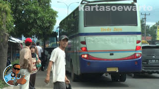 BUS VIA JALUR PANTAI UTARA  Palimanan Jawa Barat 2012 [upl. by Yanahc395]